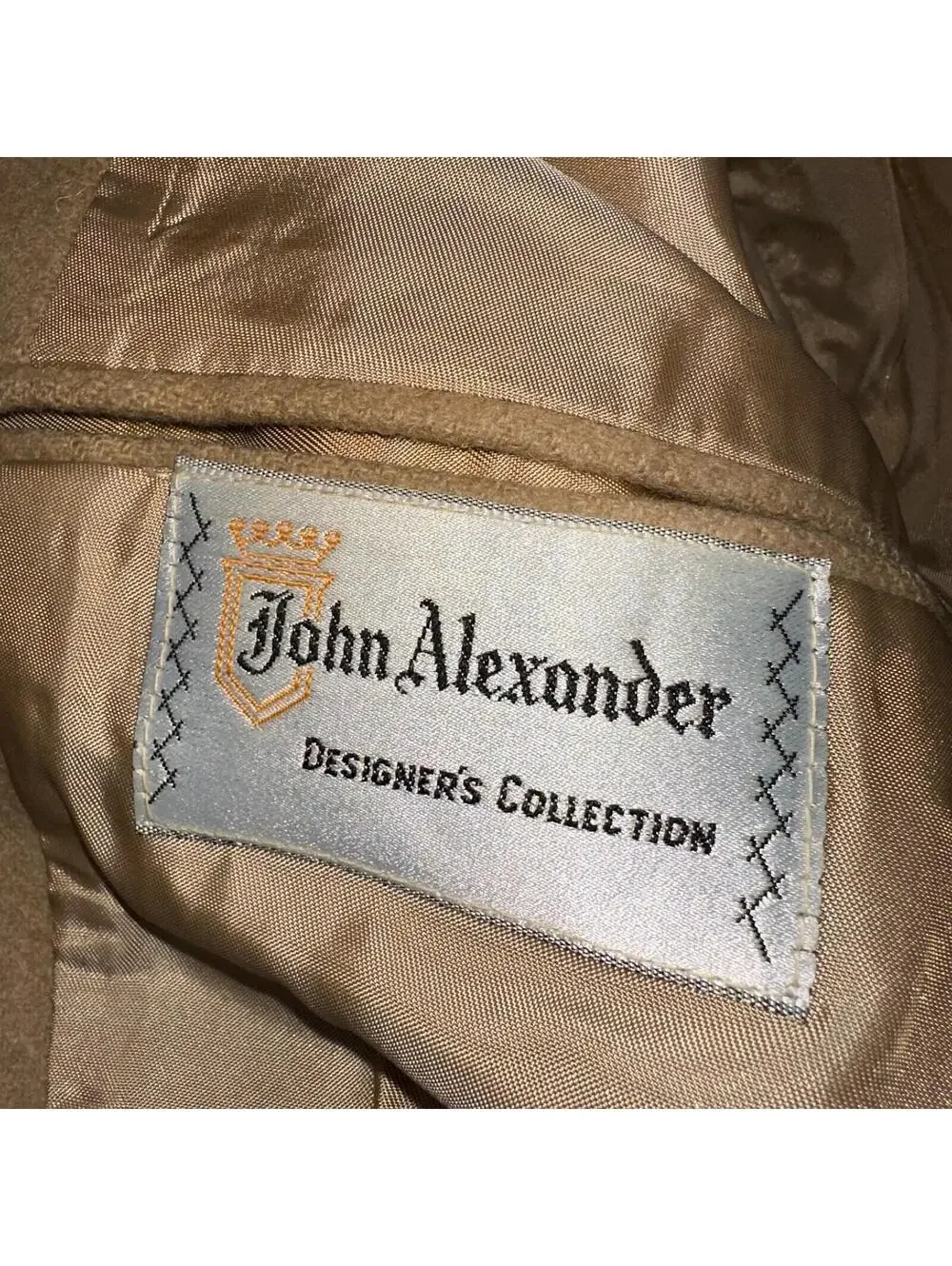 1970s Camel Hair Blazer Sport Coat Mens 38 Suit Jacket John Alexander VTG Union